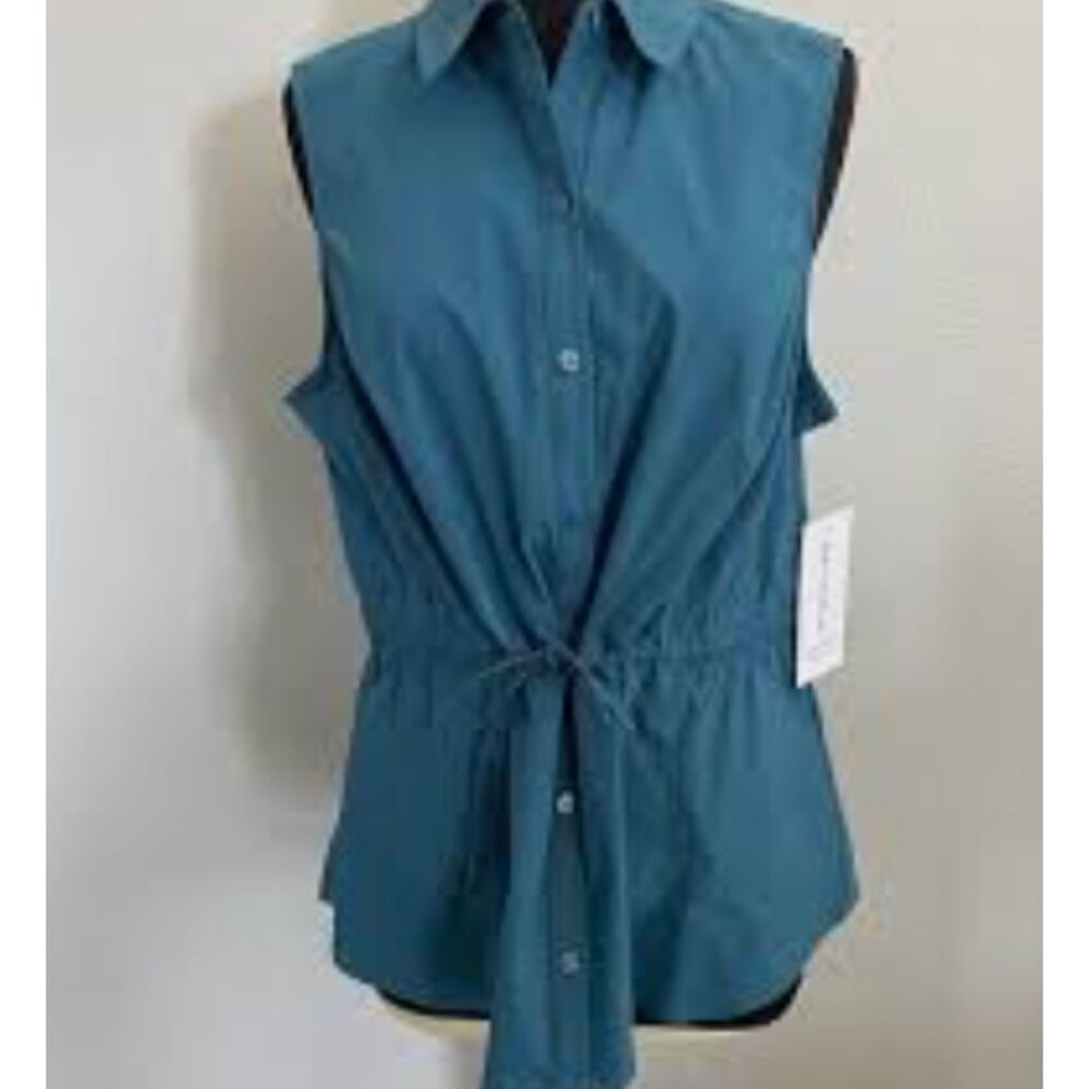 Athleta Levitate Poplin Tank Top Size M New